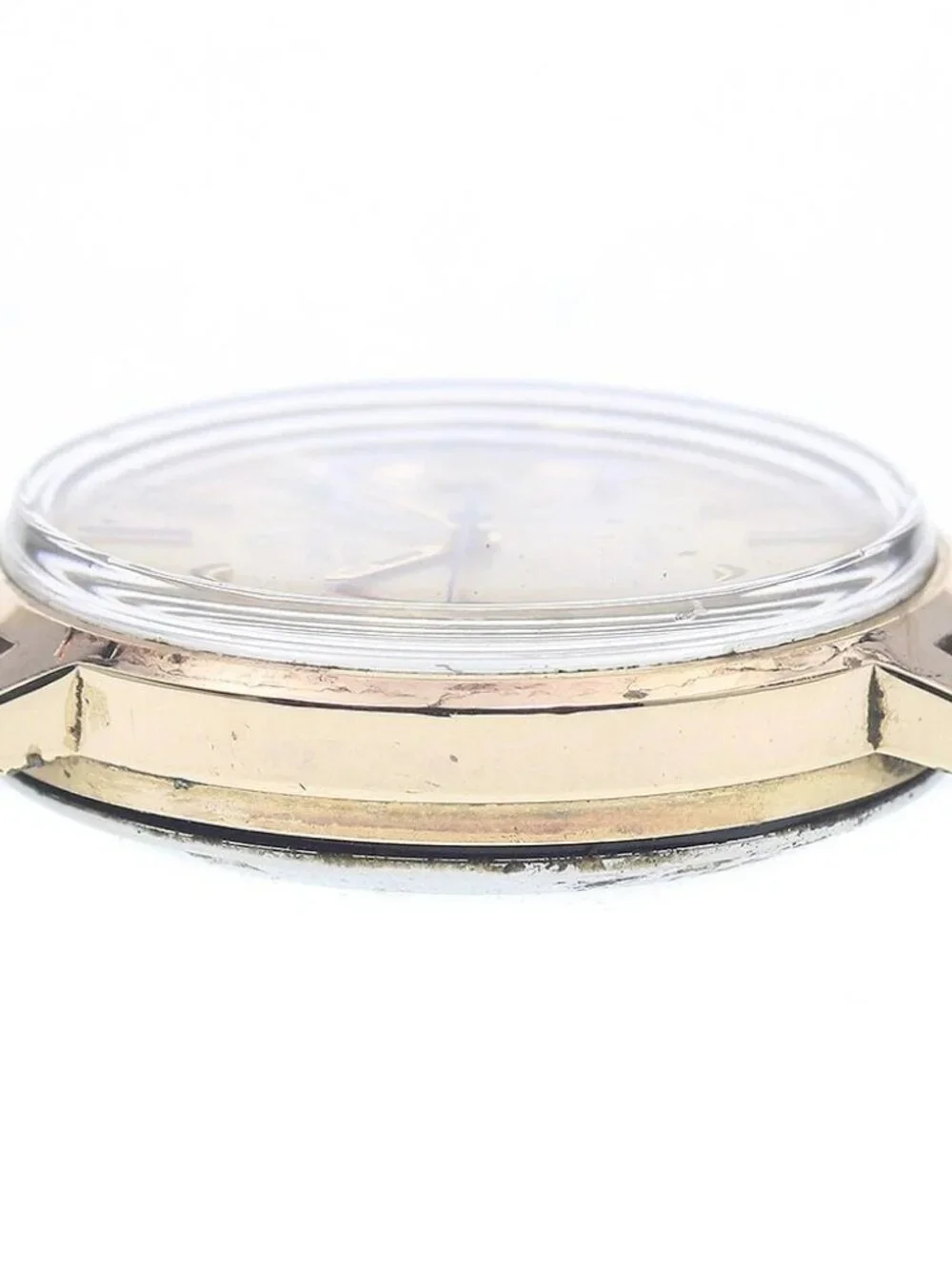 OMEGA Geneve 166.0163 Date Cal.1012 Gold Dial Automatic Men's Watch